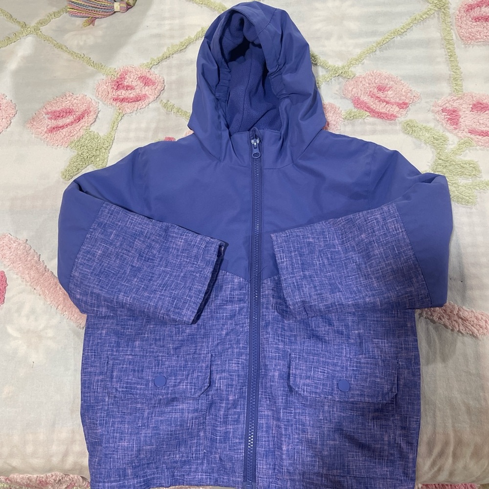 Swiss Tech Kids' Purple Hooded Raincoat